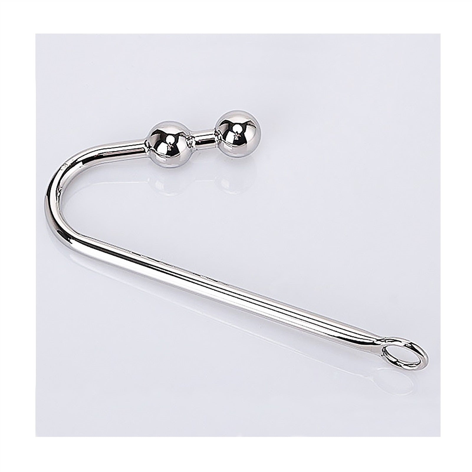 2 Balls Hook Stainless Steel Metal Ball Solid Meta