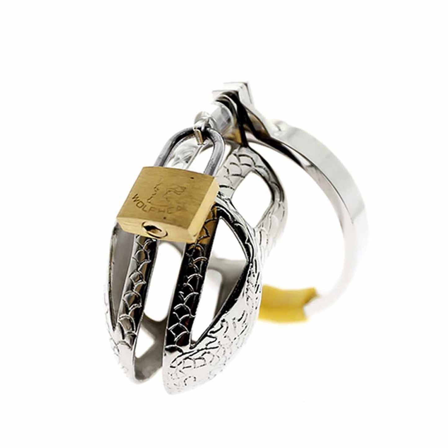 Chastity Lock Large Clean Metal Device for Men Cha