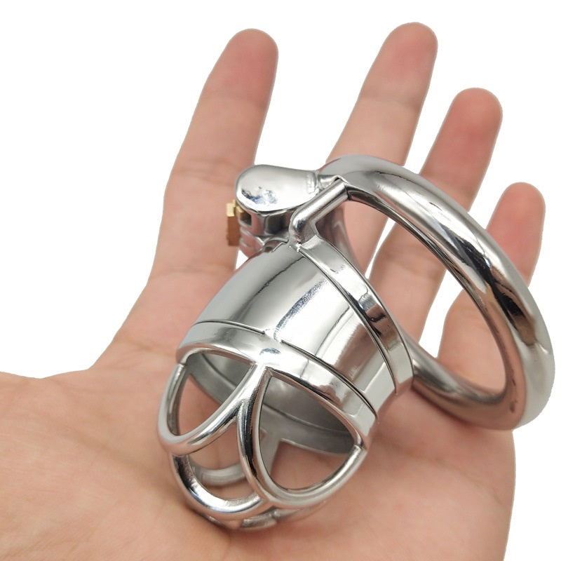 Stainless Steel Male Chastity Device Male Virginit