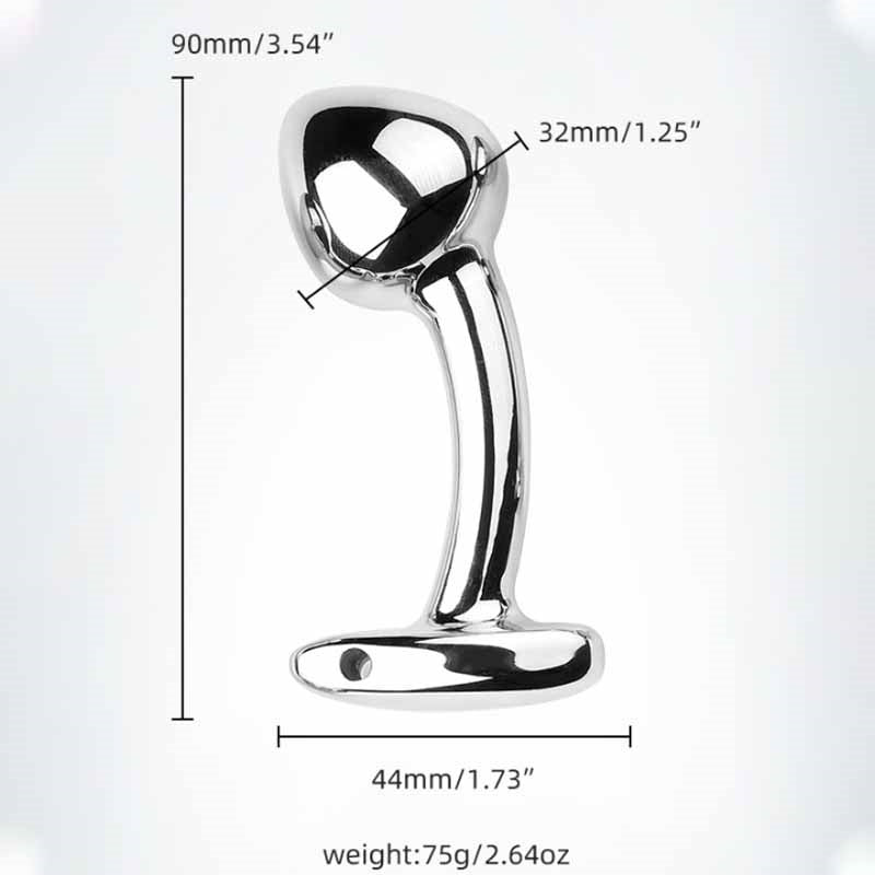 3 pcs/Set Stainless Steel，anales Plugs Massager To
