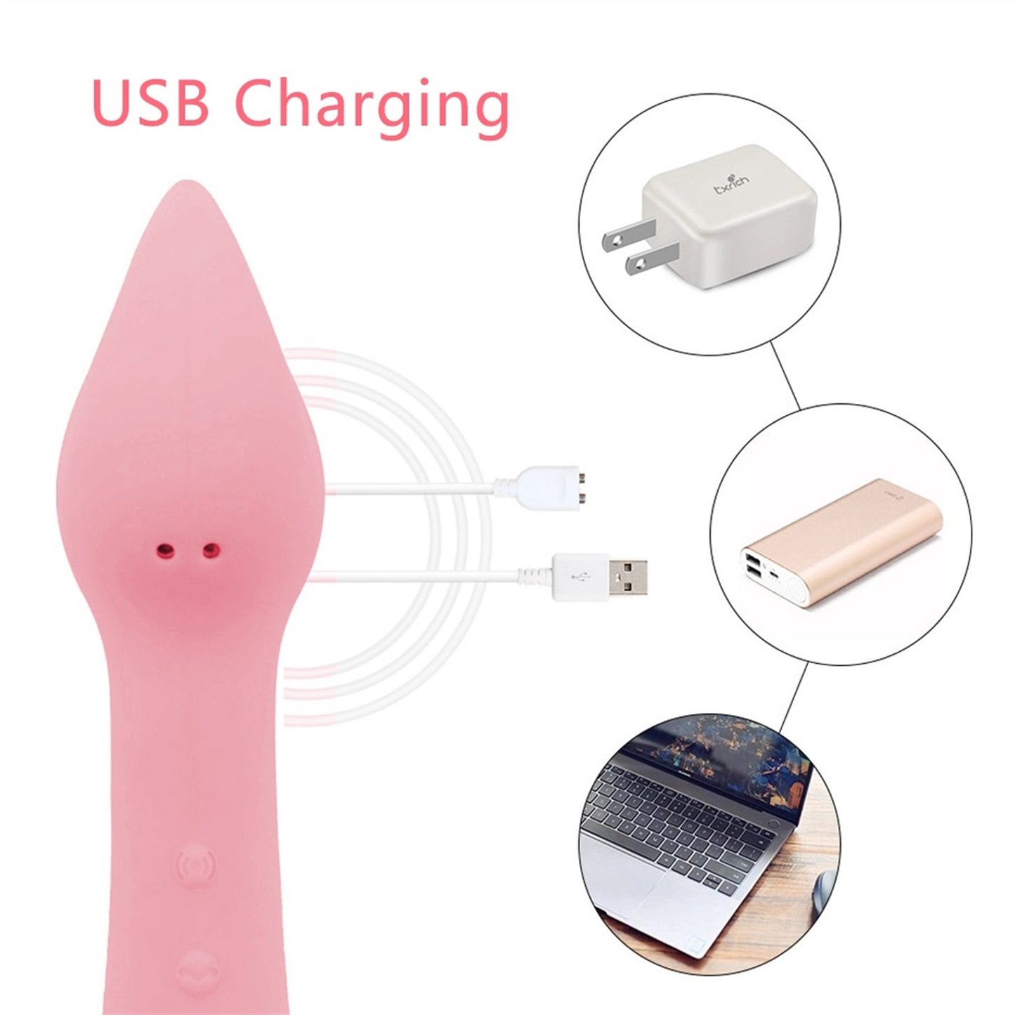 Sucking 10 Frequency Vibration Stick Charging Wate