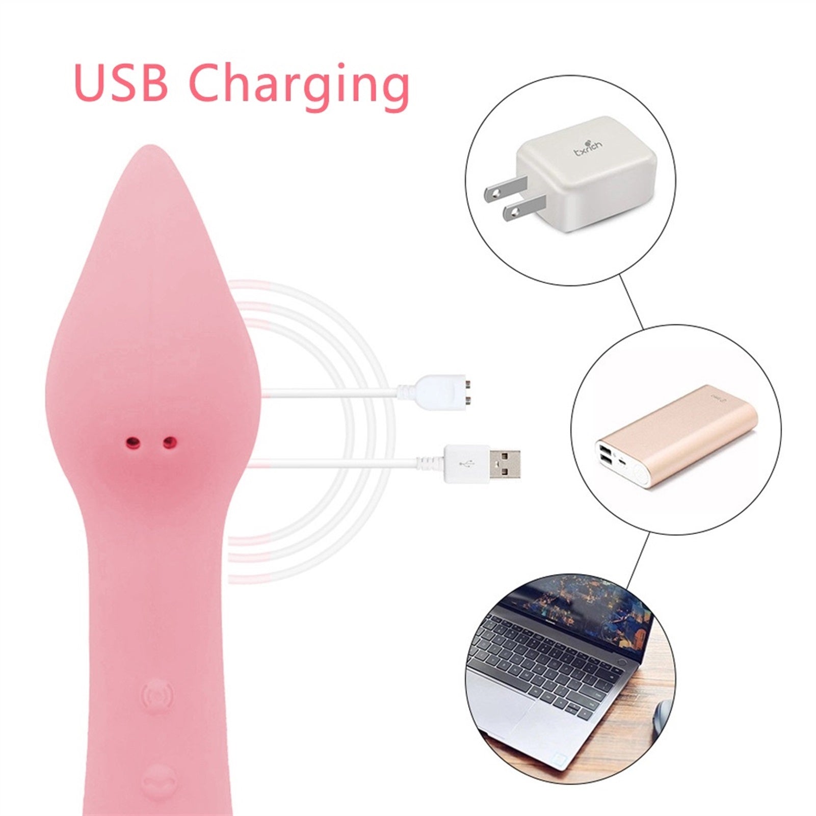 Sucking 10 Frequency Vibration Stick Charging Wate