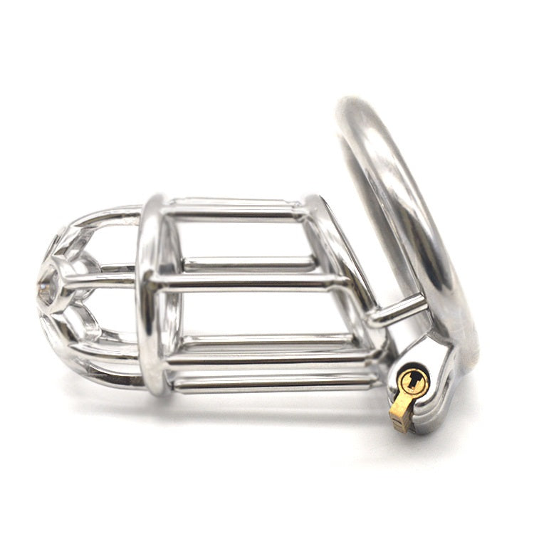 Male Cock Cage Chastity Device, Stainless Steel Ch