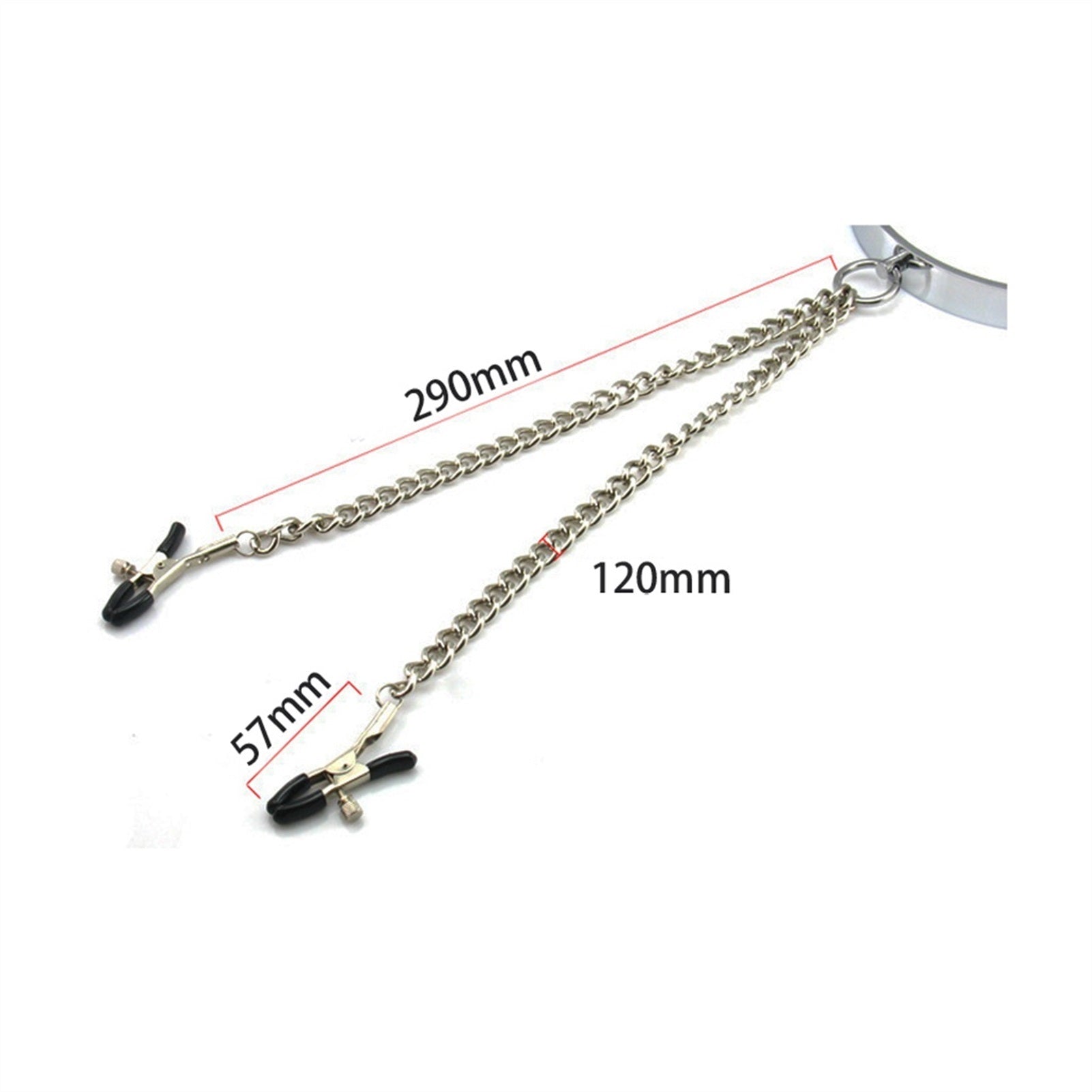 Man Stainless Steel Metal Restraint Neck Collar Ri