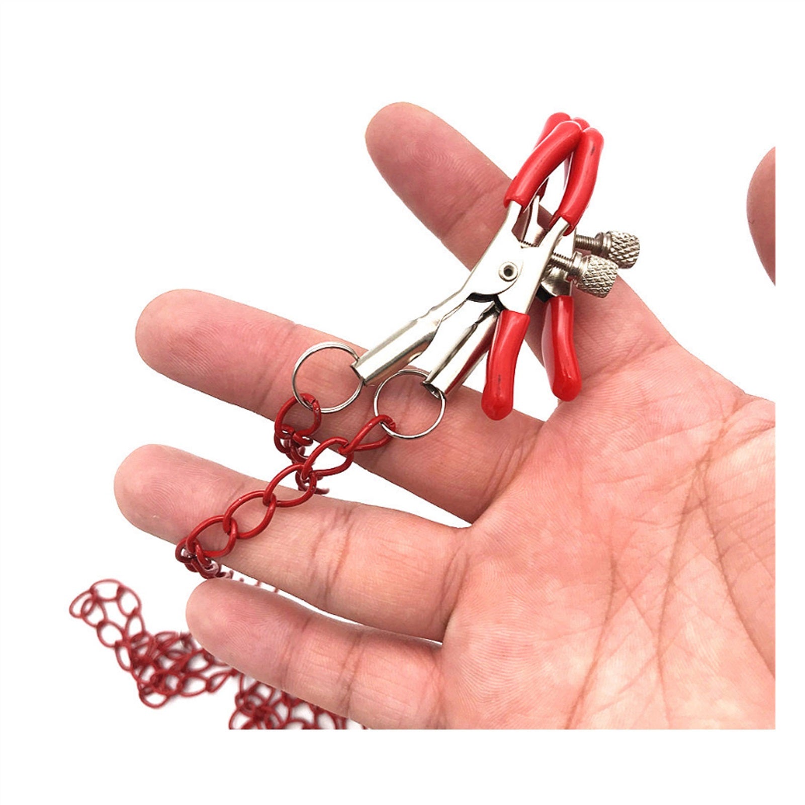 Long Chain Tail Metal Clamp Nipple Clamp Female Cl