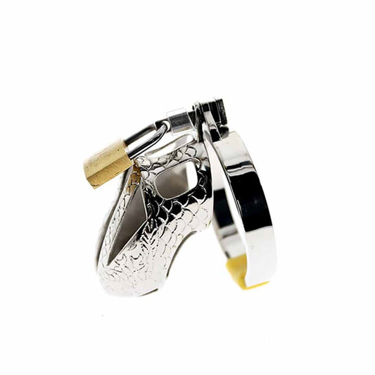 Chastity Lock Large Clean Metal Device for Men Cha