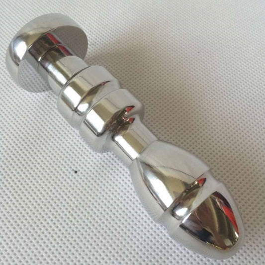 Heavy Anus Beads Lock Stainl Steel Anal Plug with 