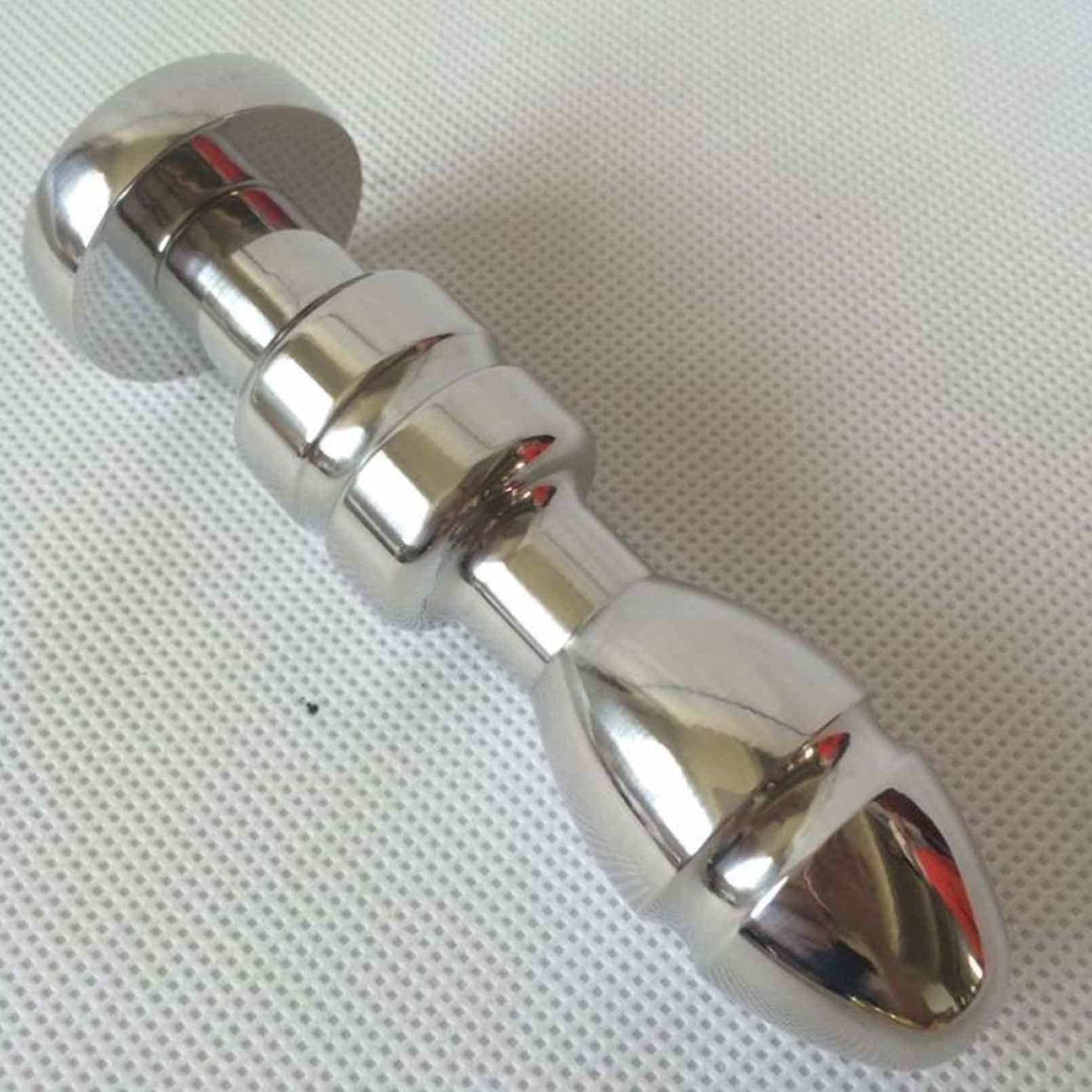 Heavy Anus Beads Lock Stainl Steel Anal Plug with 