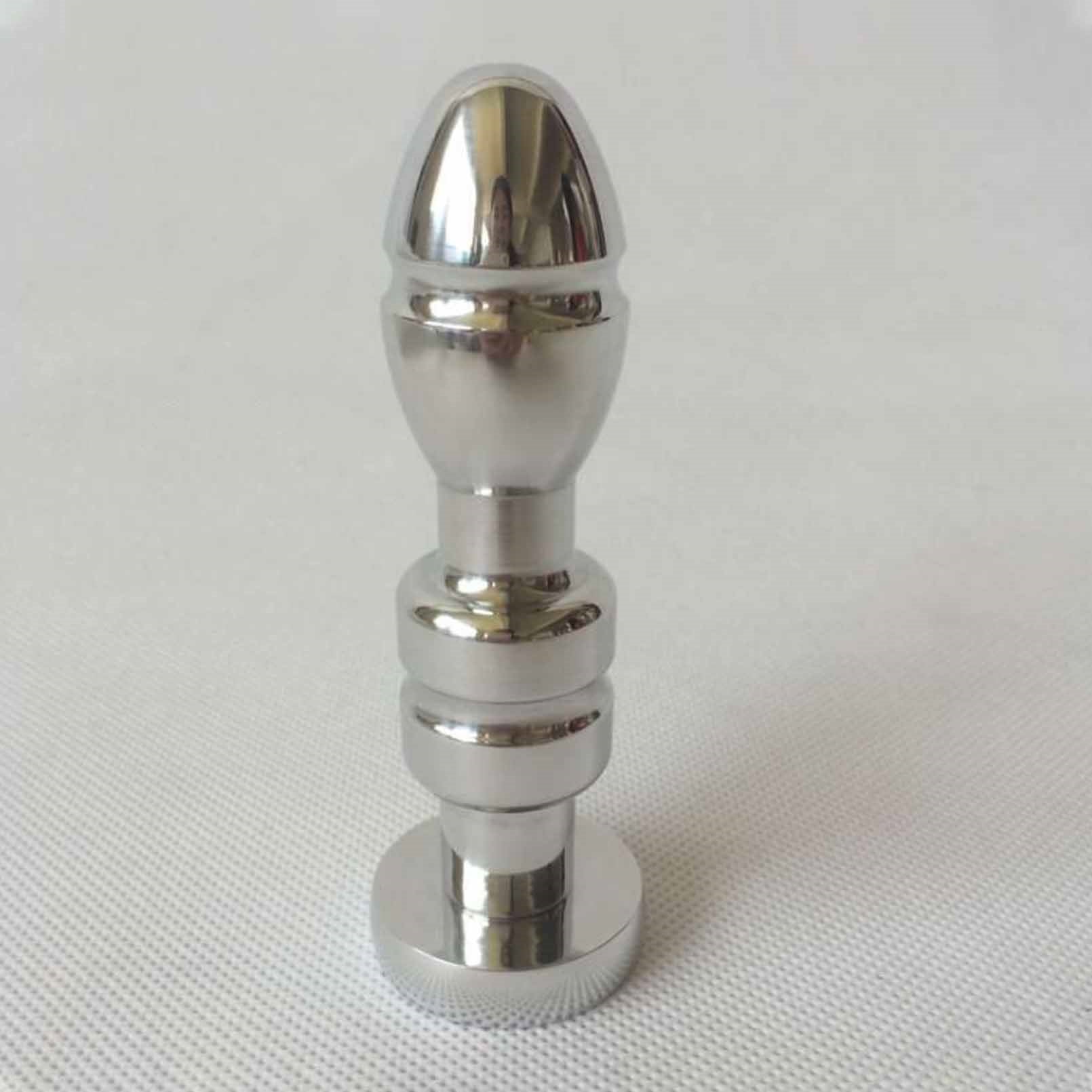 Heavy Anus Beads Lock Stainl Steel Anal Plug with 