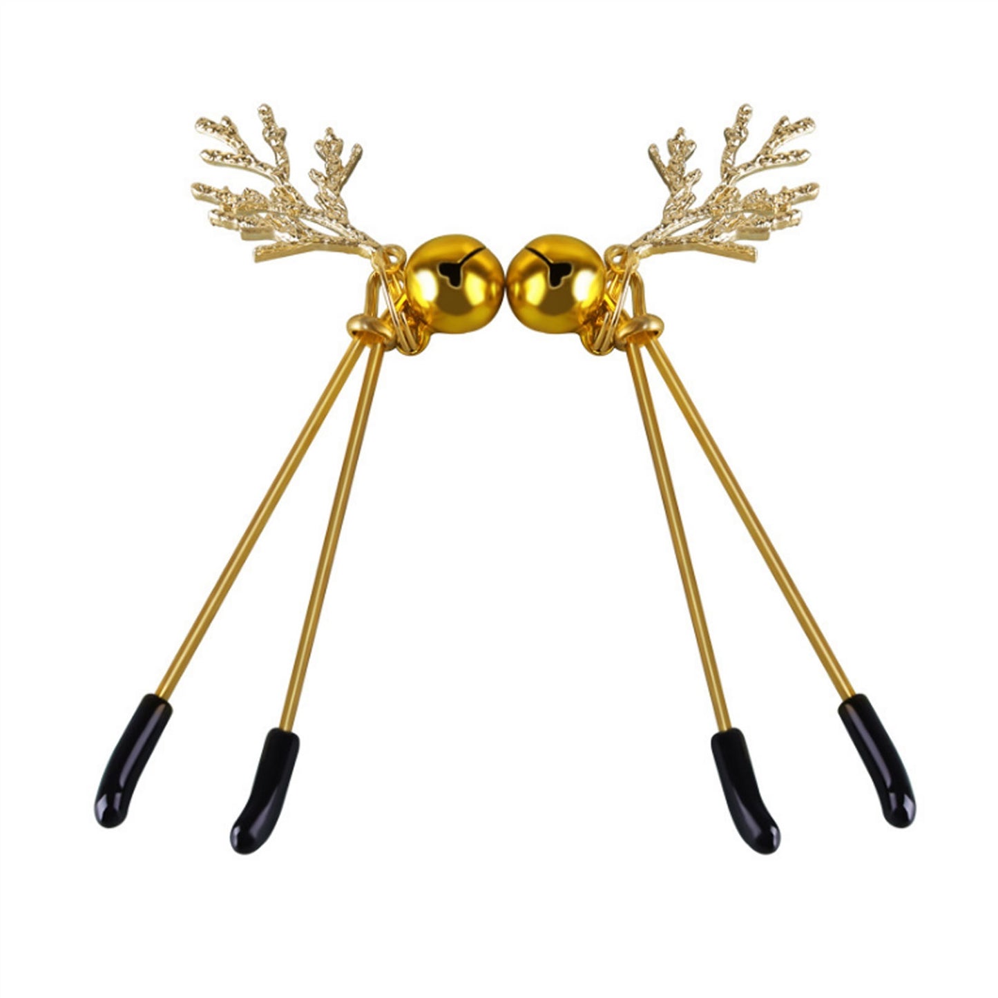 Bells Metal Clip Nipple Clamps With Screw Piercing