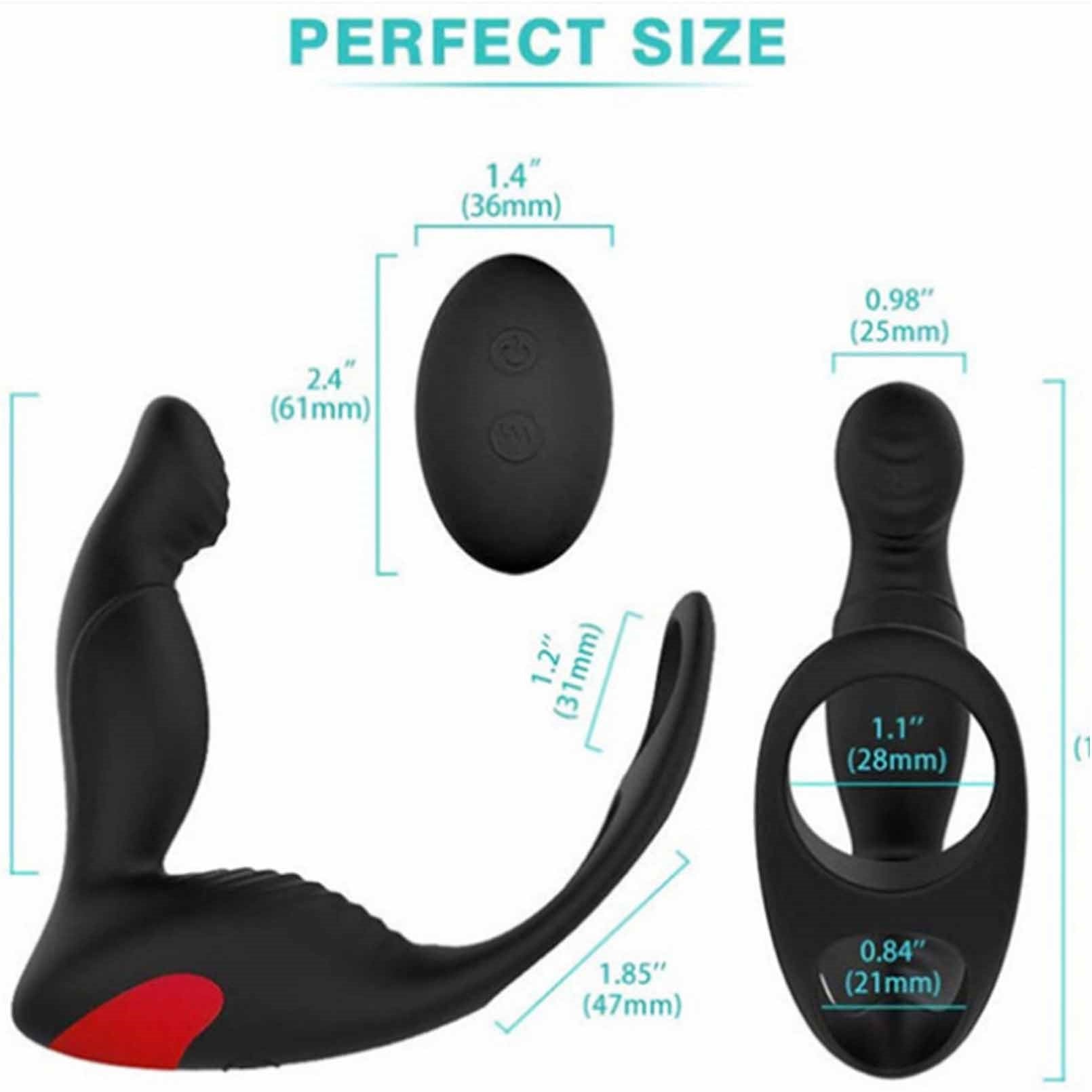 Male and Female Remote Control Prostate Massager, 