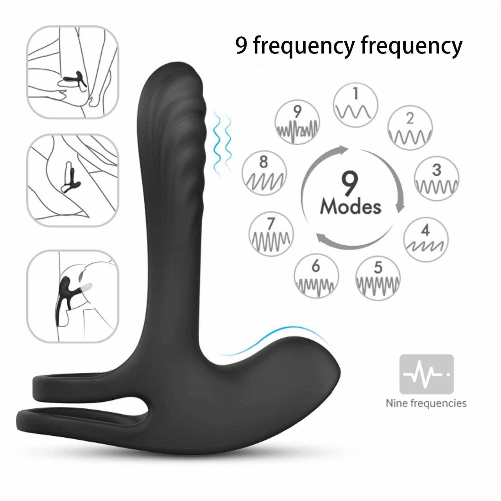 Sex Toys for Men Anal Plug Prostate Massager with 