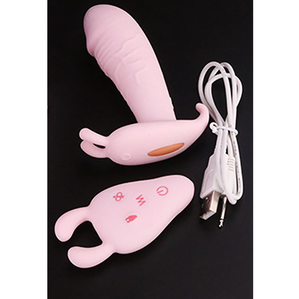 7 Frequency Vibration Pink Rabbit Type Wireless Re