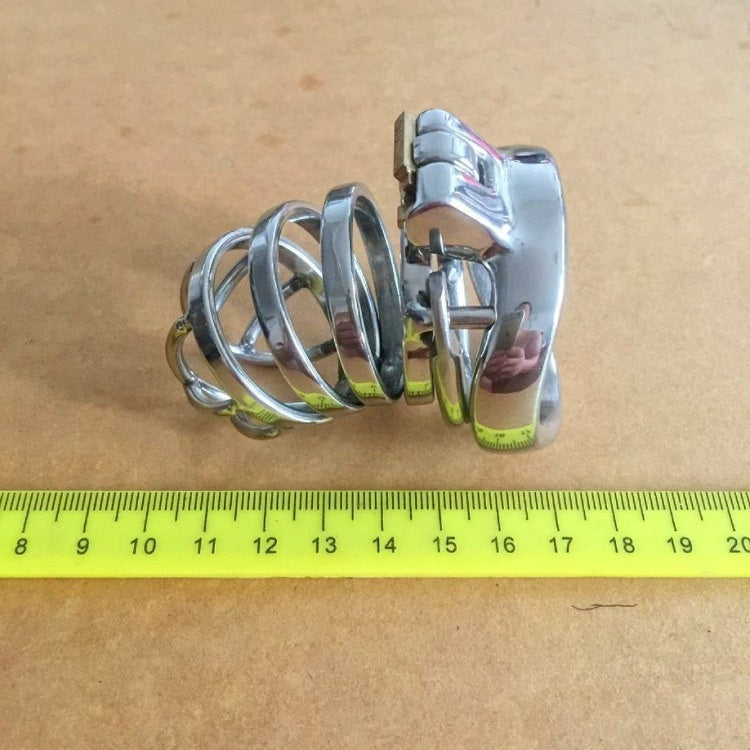 Male Cock Cage Chastity Device, Stainless Steel Ul