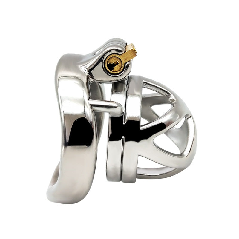 Male Chastity Device Stainless Steel Cock Cage Rin