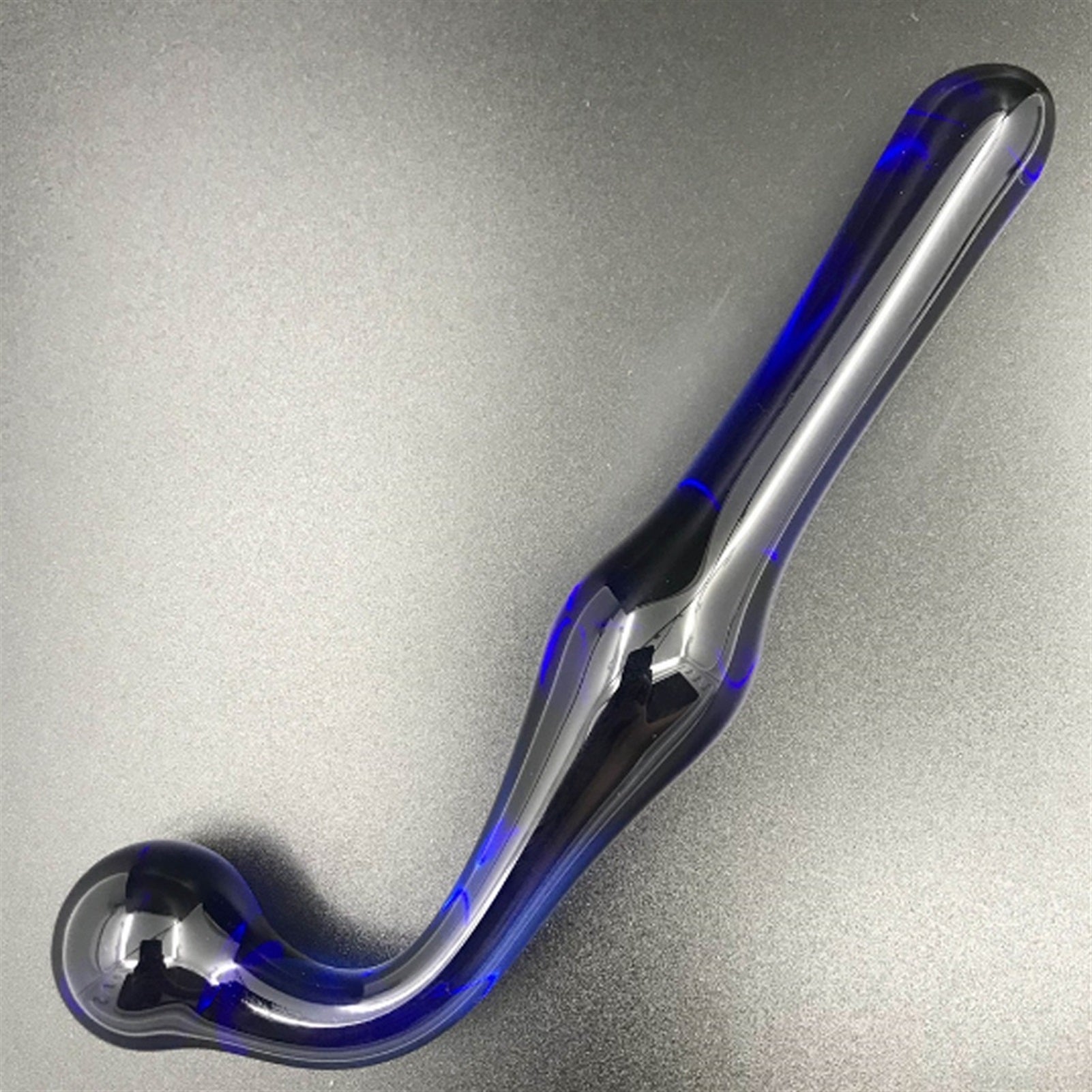Double-ended Hook Crystal Glass Anal Plug For Men 