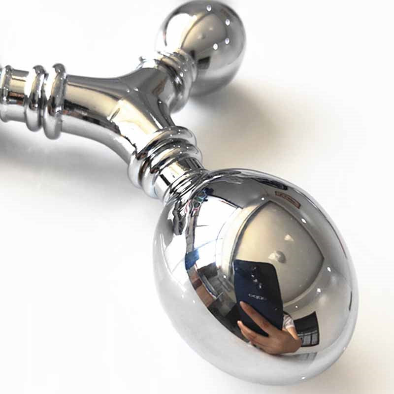 3 in 1 Stainless Metal Anal Butt Plugs Jewelry Ana