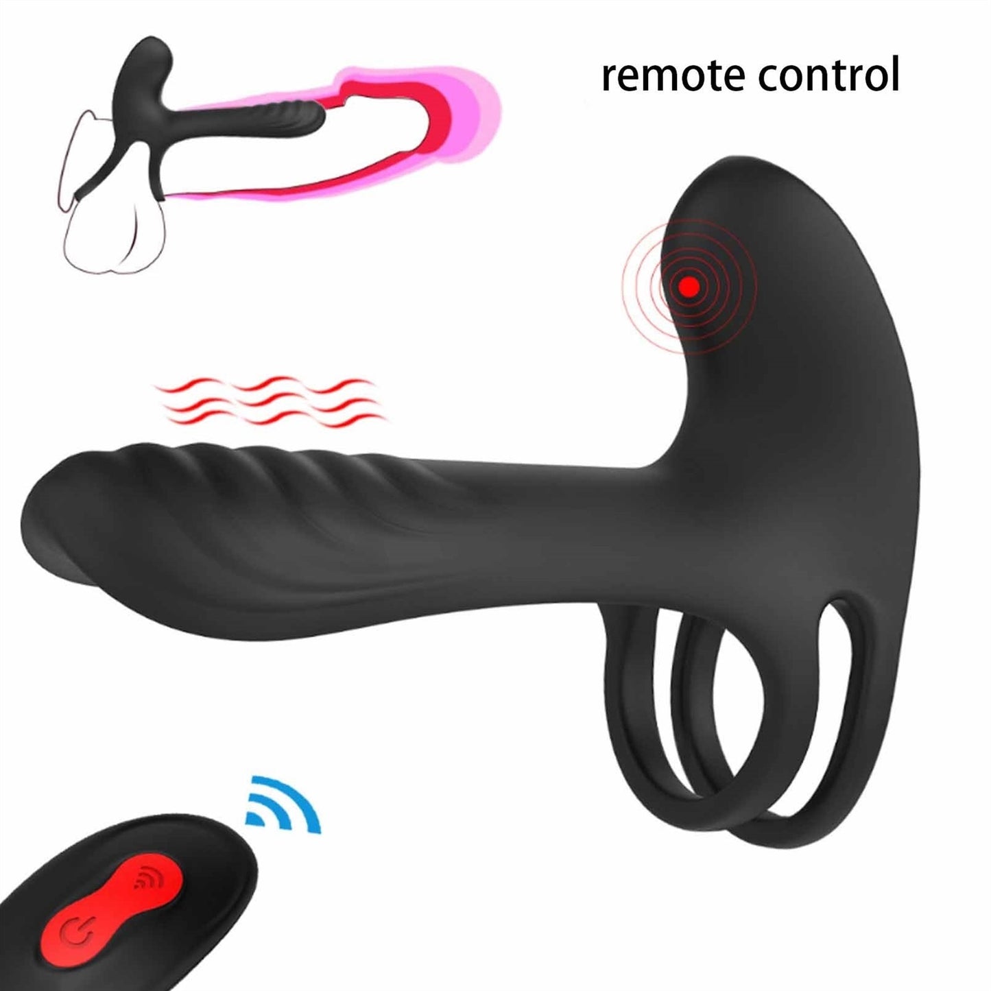 Sex Toys for Men Anal Plug Prostate Massager with 