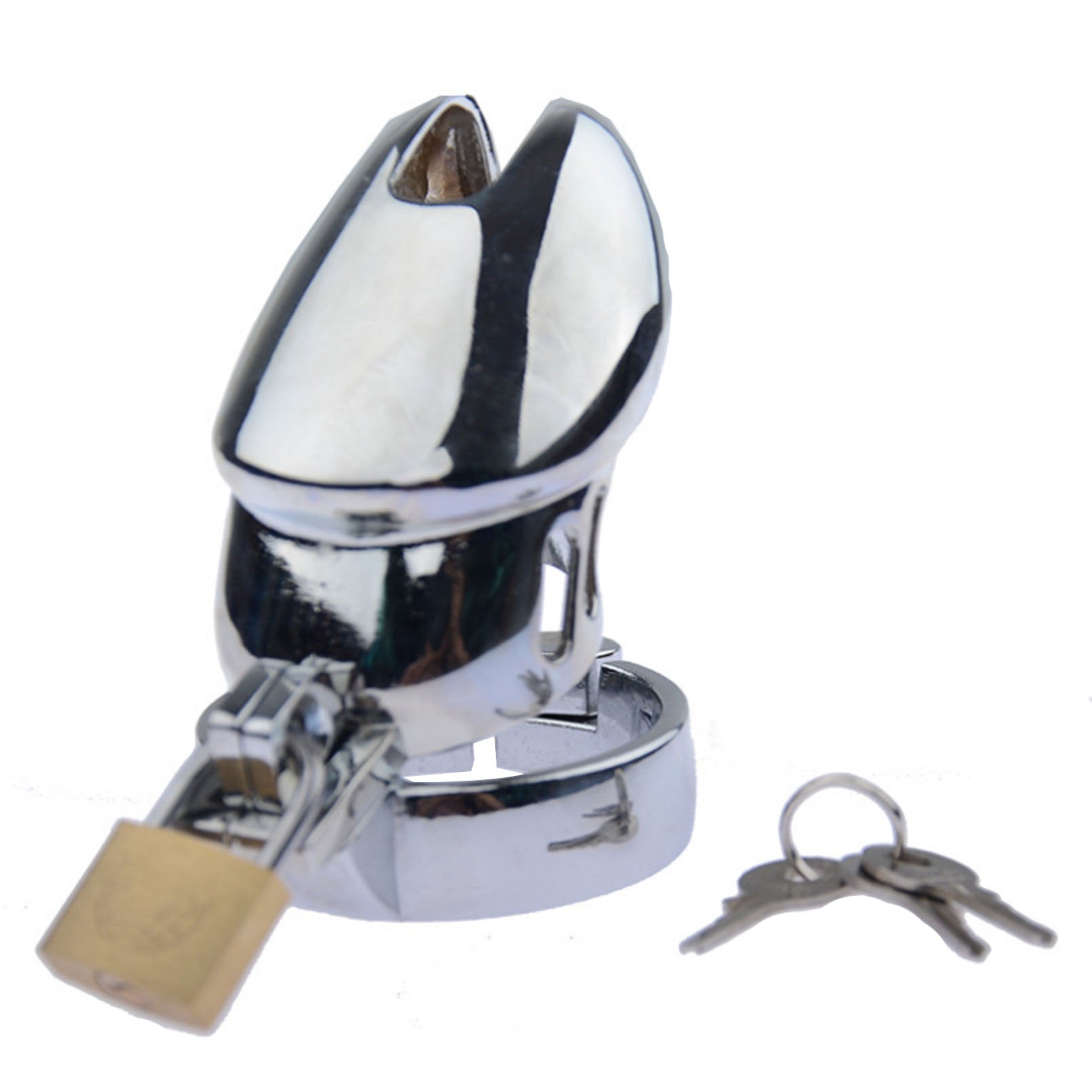 For Male Stainless Steel Metal Protection Cage Pen