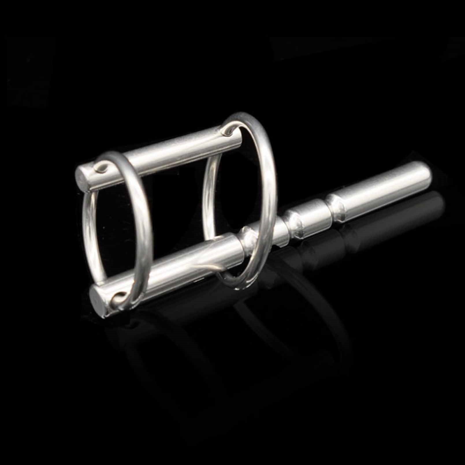 Stainless Steel Solid 90mm Sounds Penis Plug Stret