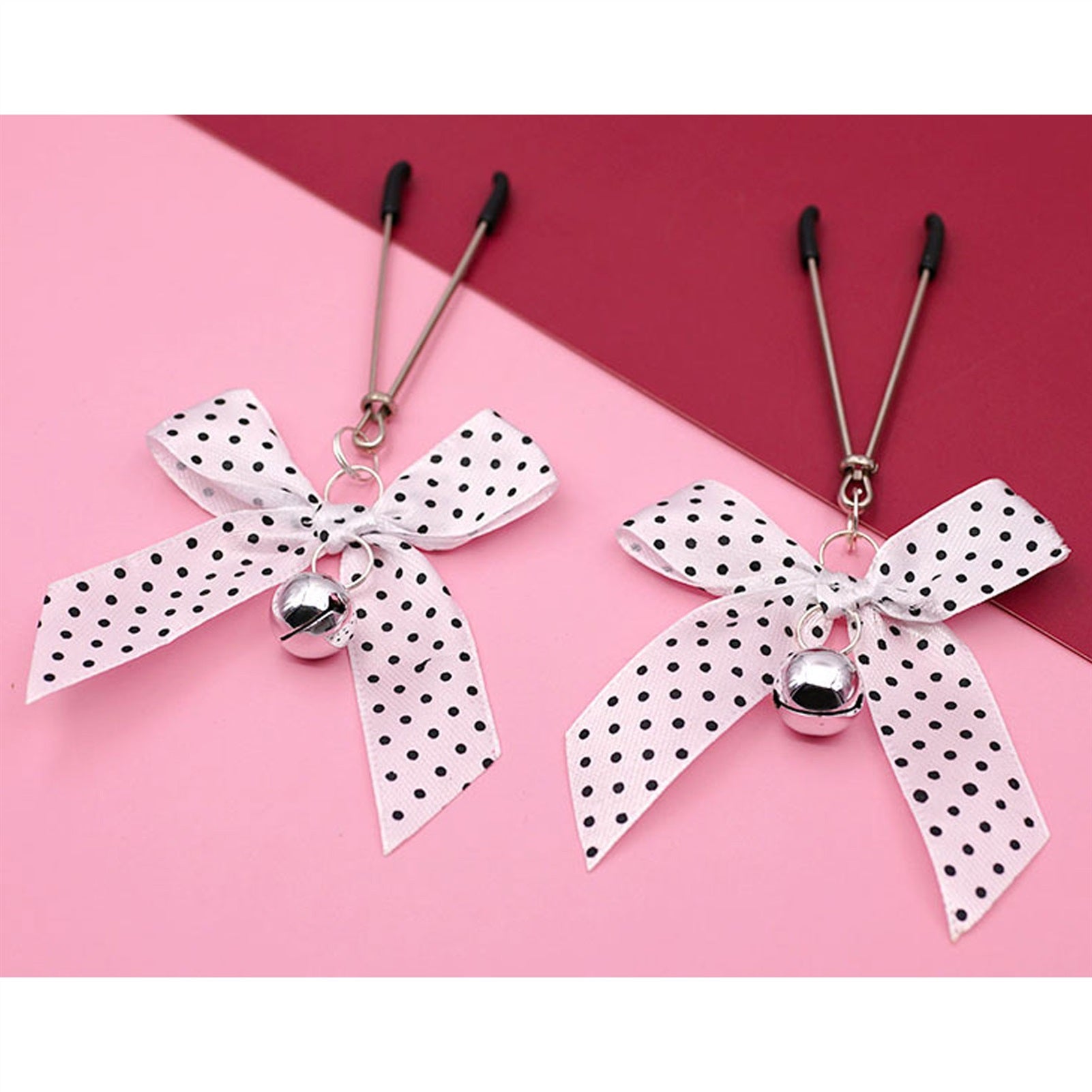 Hairball Bell Metal Tassels Pendant Nipple Clamps 