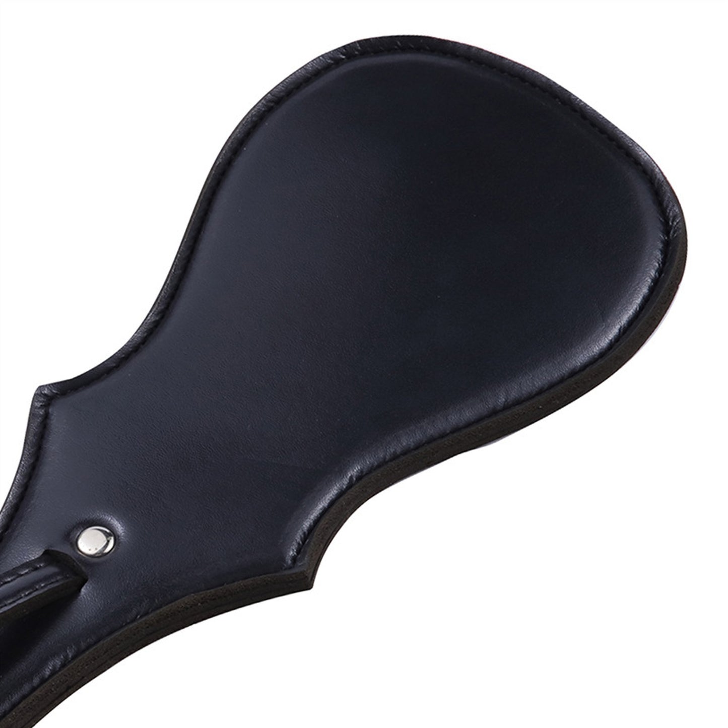 Black Oval PU Leather To Pat for Couples Hand Rack