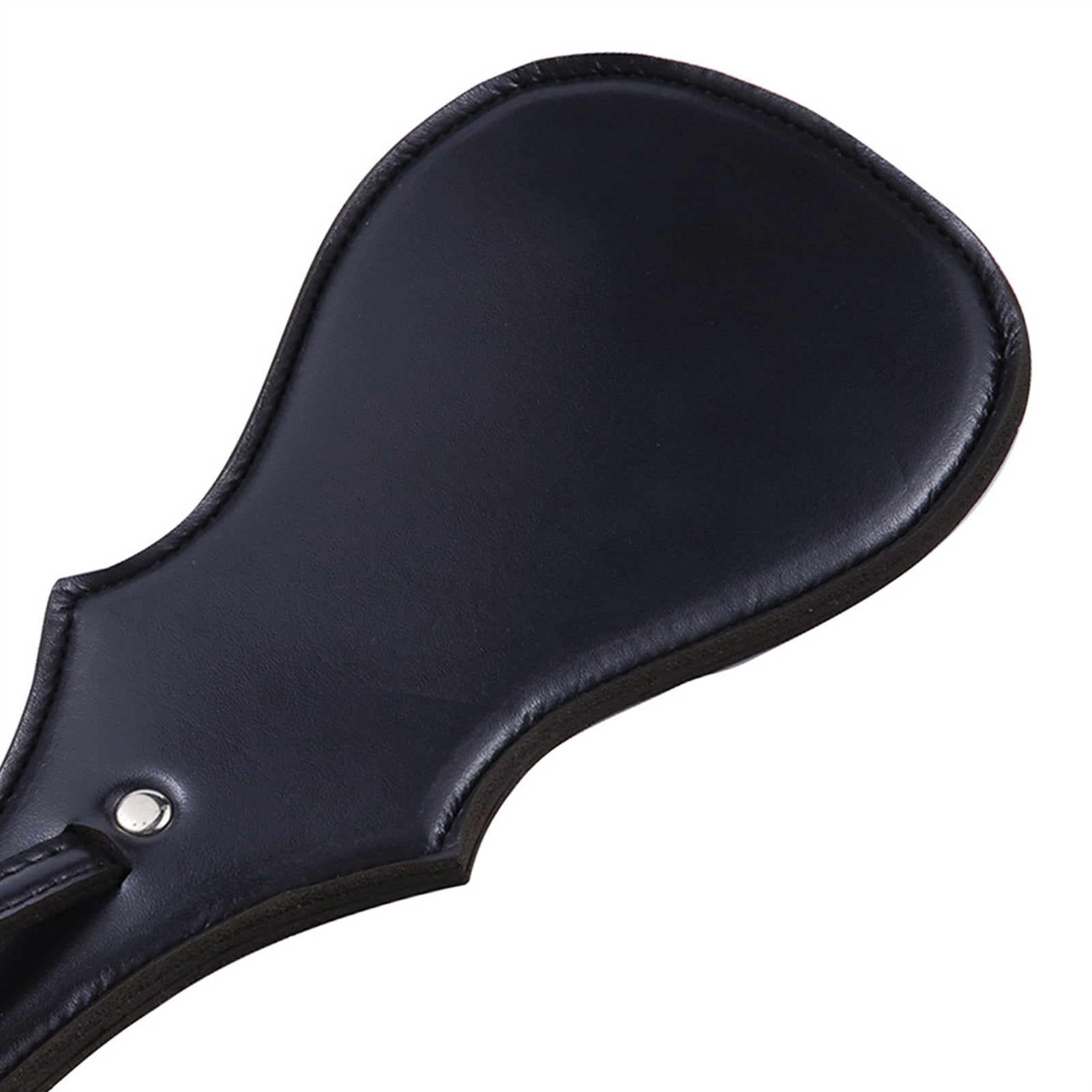 Black Oval PU Leather To Pat for Couples Hand Rack