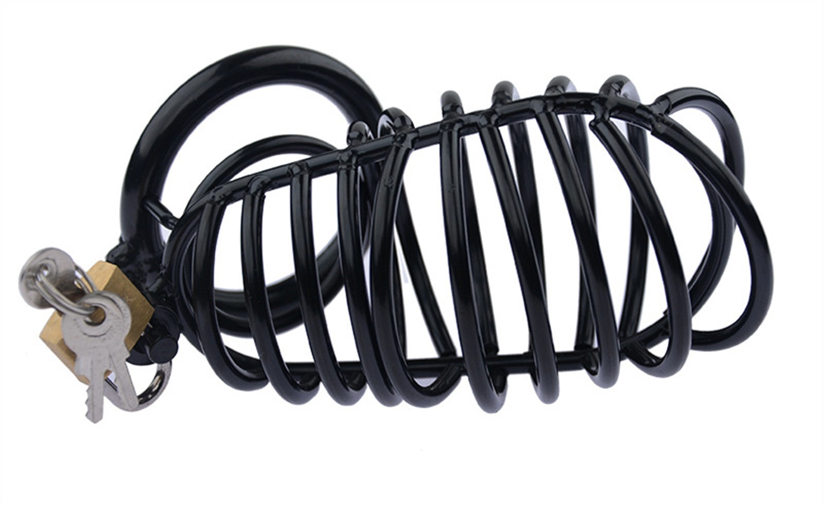 Male Bondage Chastity Cage Device, Stainless Steel