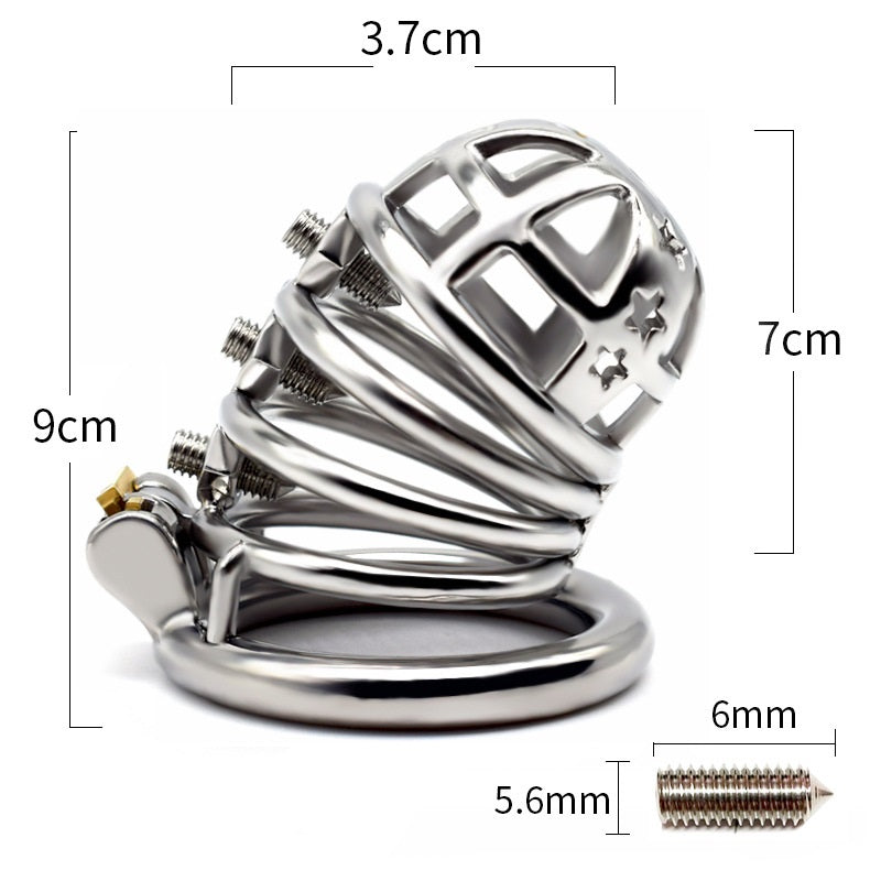 Male Comfortable Chastity Cock Cage SM Exercise Se