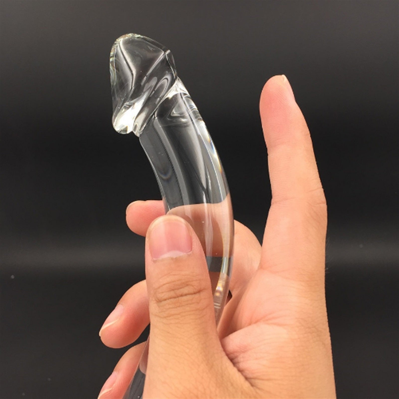 Hippocampus Crystal Glass Artificial Penis Orgasm 