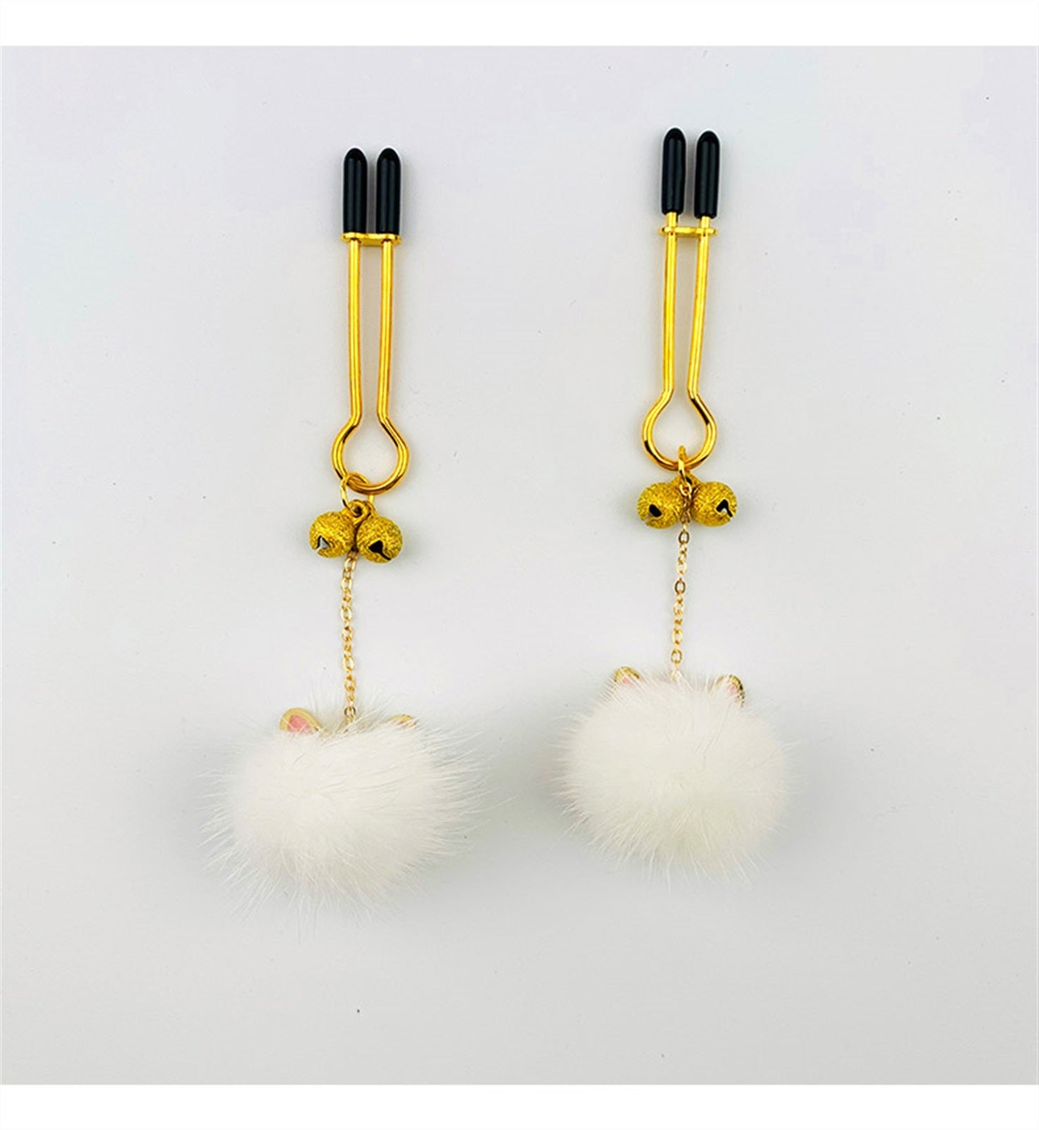 SM Sex Nipple Clips Metal Chain Nipple Rings Clamp