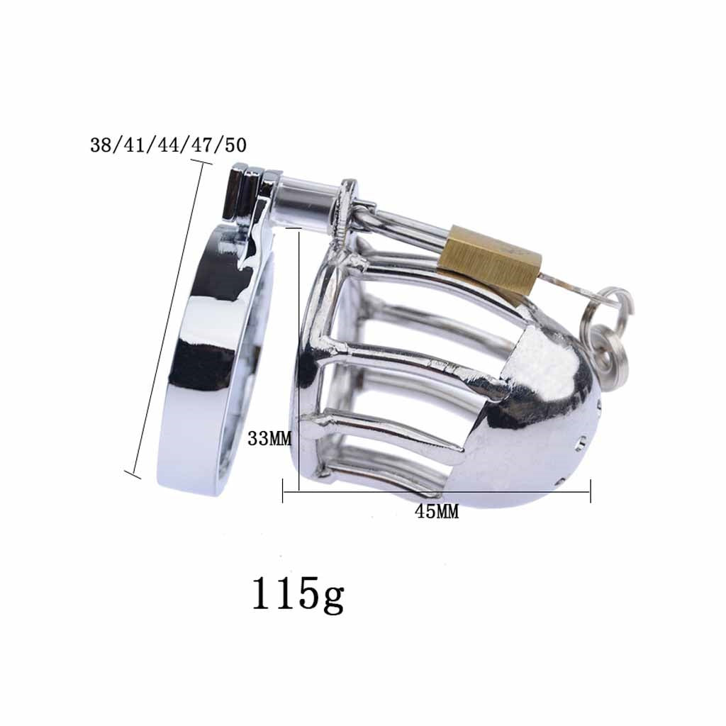 Male Chastity Device Hypoallergenic Stainless Stee