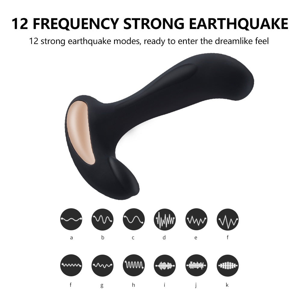 Anal Vibrator Sex Toy Inflatable Butt Plug Unisex 