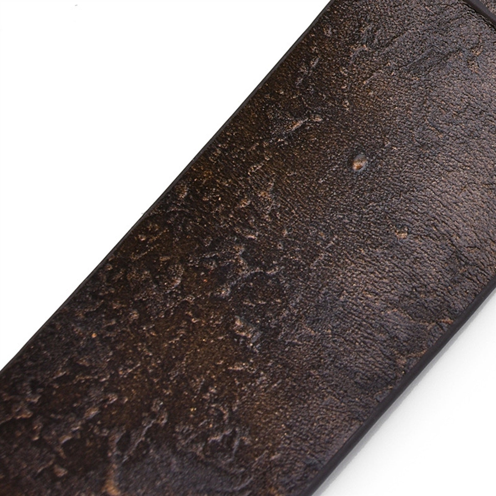 Bronze Leather Collar Necklace Adjustable Size Buc