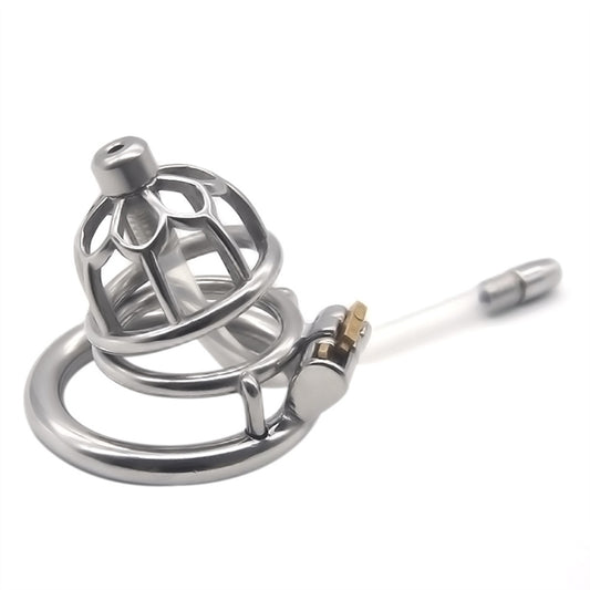 Male Cock Cage Chastity Device, Stainless Steel Sm