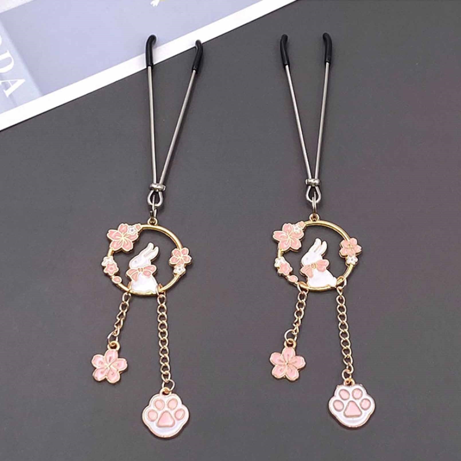 Little Angel Bell Metal Clip Nipple Clamps With Sc