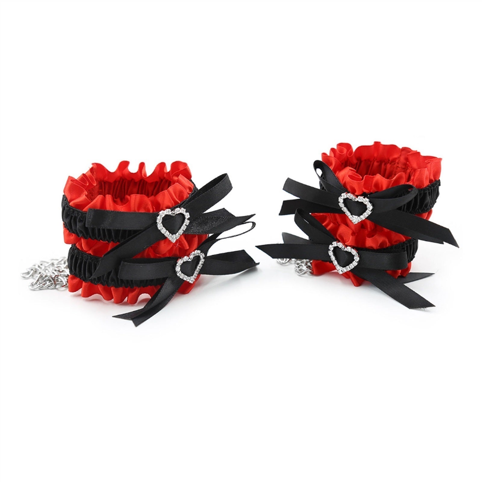 Sexy Bow Diamond Heart-shaped Bundle Hand Neck Lac