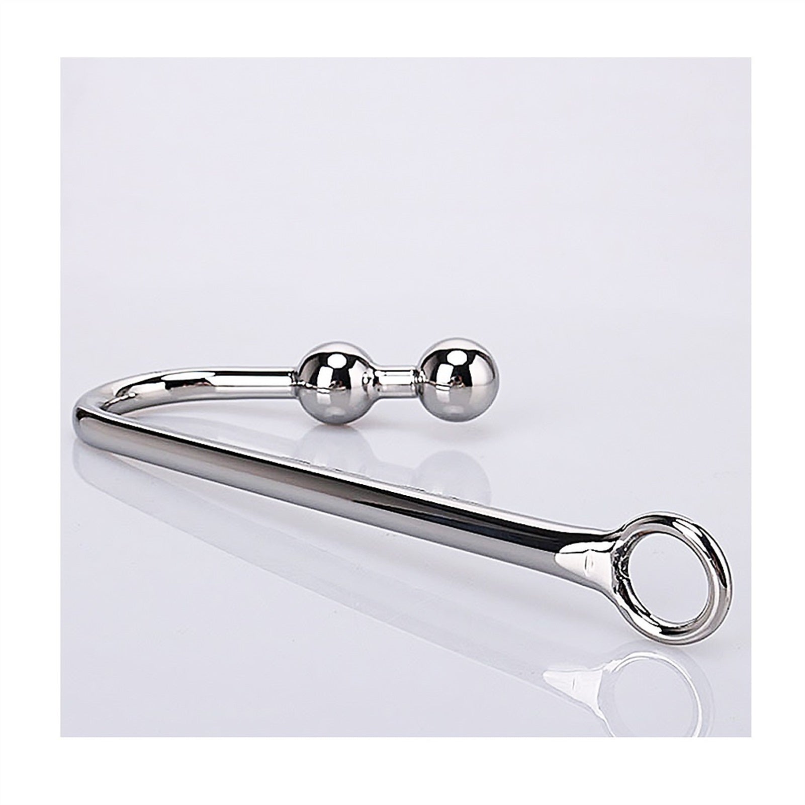 2 Balls Hook Stainless Steel Metal Ball Solid Meta