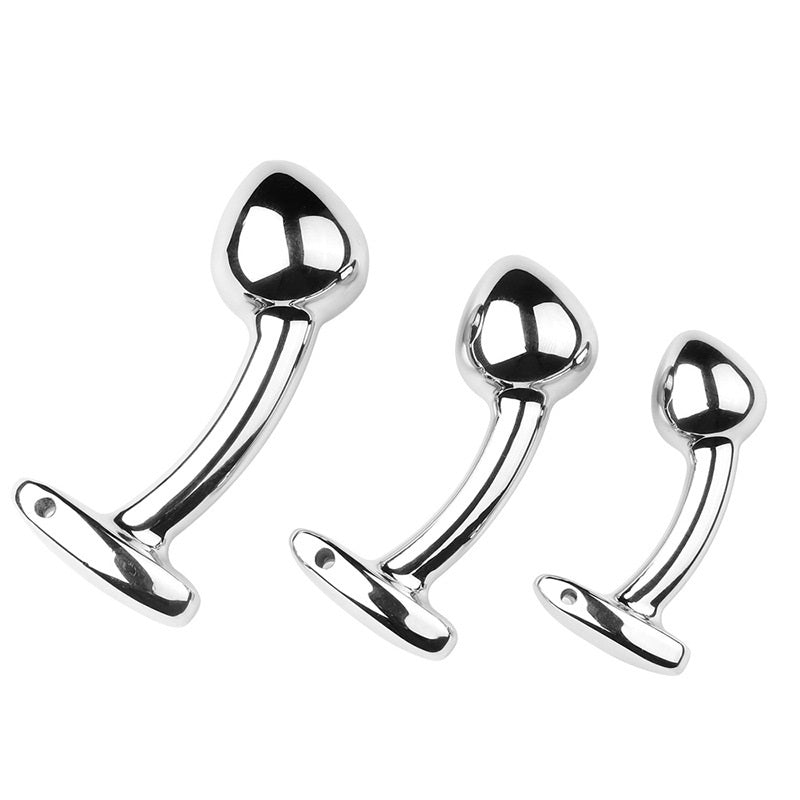 3 pcs/Set Stainless Steel，anales Plugs Massager To