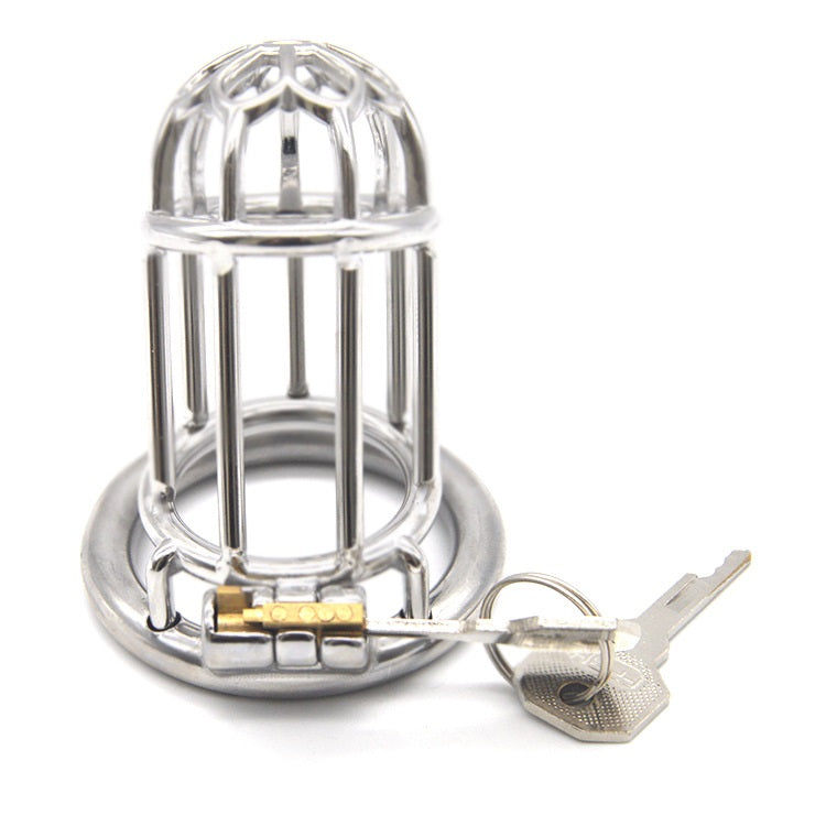 Male Cock Cage Chastity Device, Stainless Steel Ch
