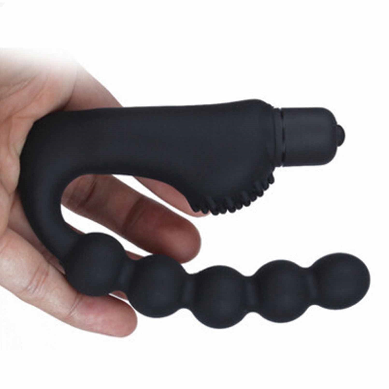 Butt Plug Anal Sex Toys with Penis Ring & Anal Bea