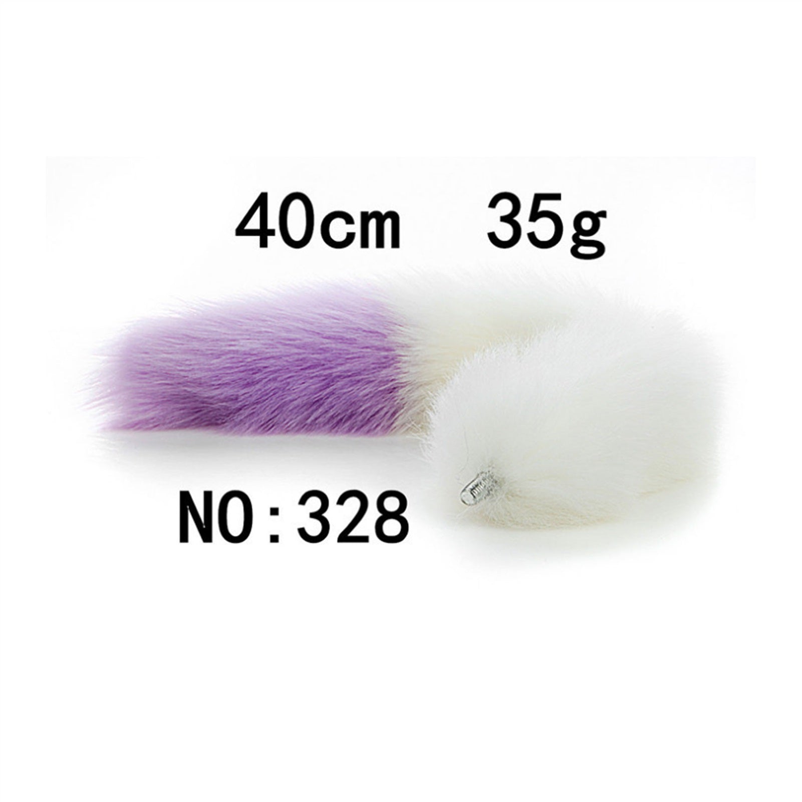 Faux fox tail anal plug ear hairpin set cosplay ad