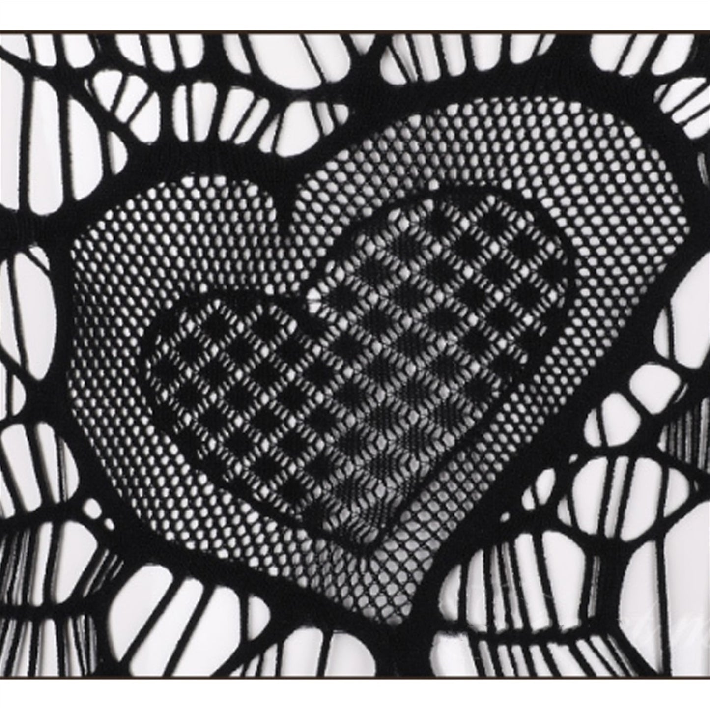 Sexy Heart Lace Lingerie For Women Nightwear Mesh 