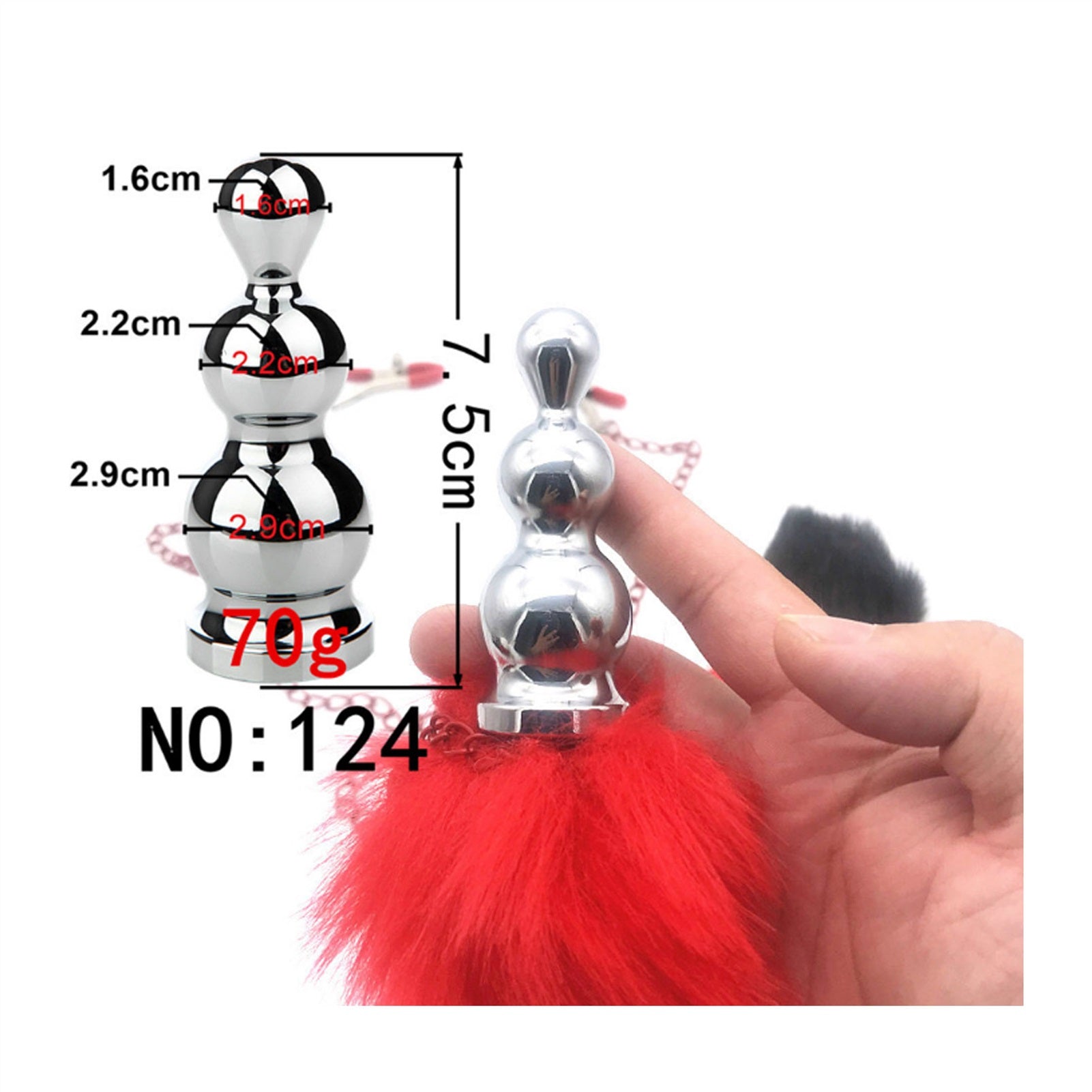 Long Chain Tail Metal Clamp Nipple Clamp Female Cl