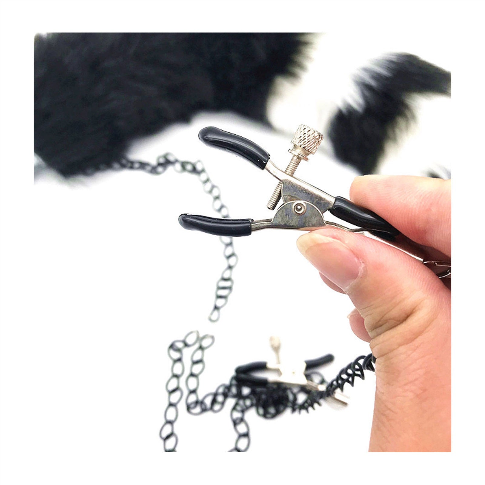 Long Chain Tail Metal Clamp Nipple Clamp Female Cl