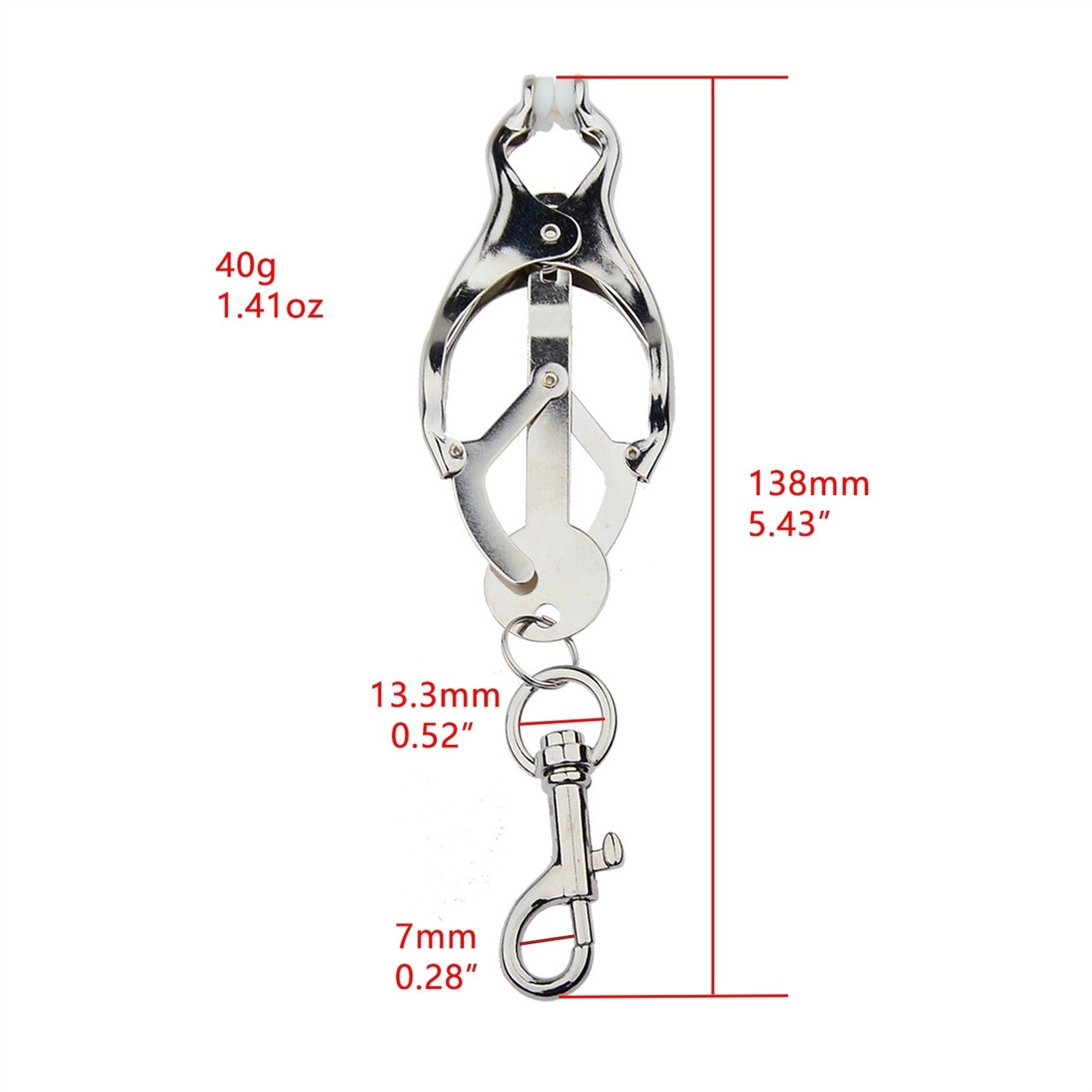 Metal Milk Clip Nipple Clamps With Sling Pendant F