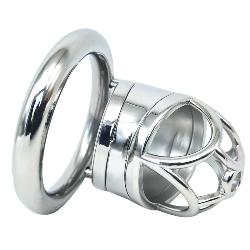 Stainless Steel Male Chastity Device Male Virginit