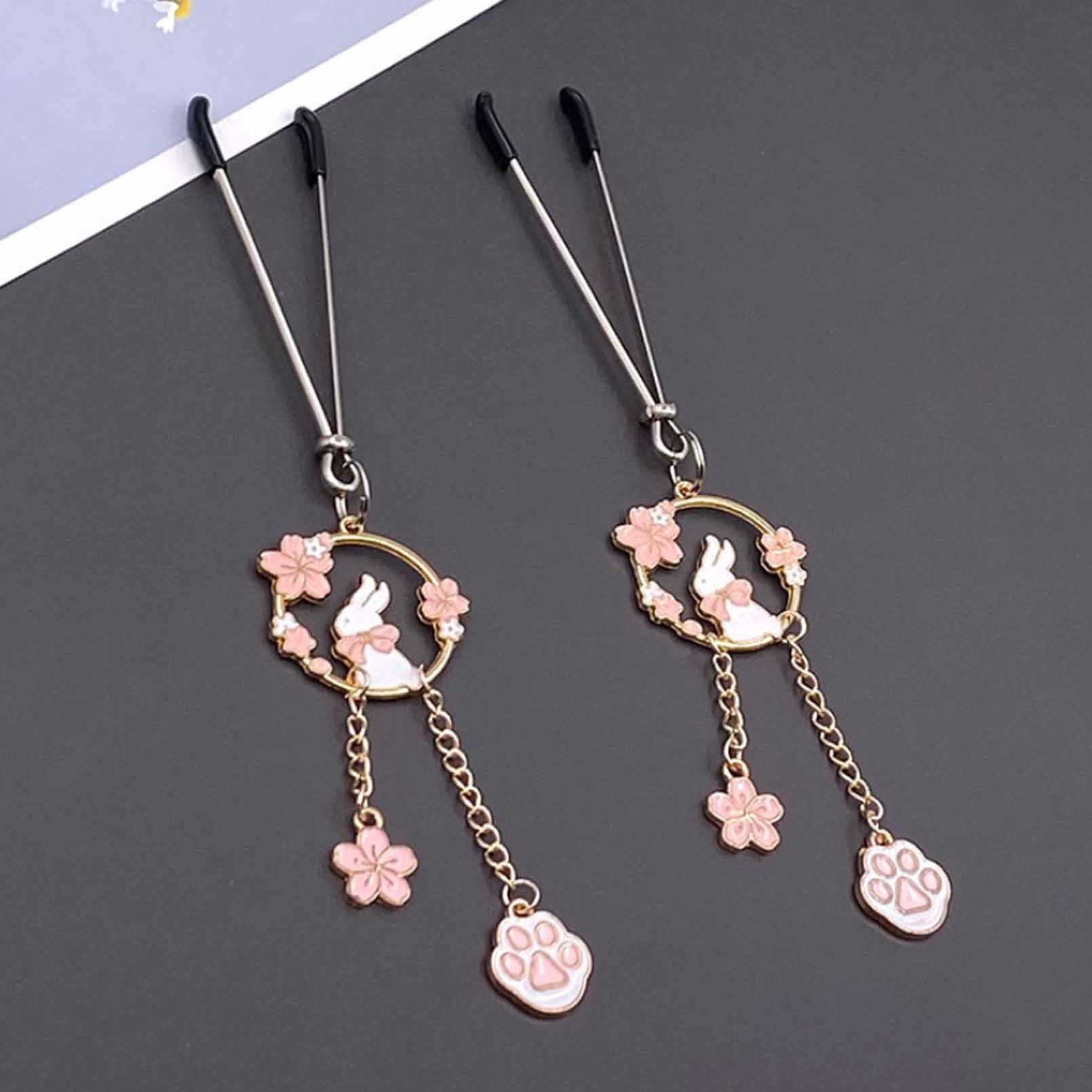 Little Angel Bell Metal Clip Nipple Clamps With Sc