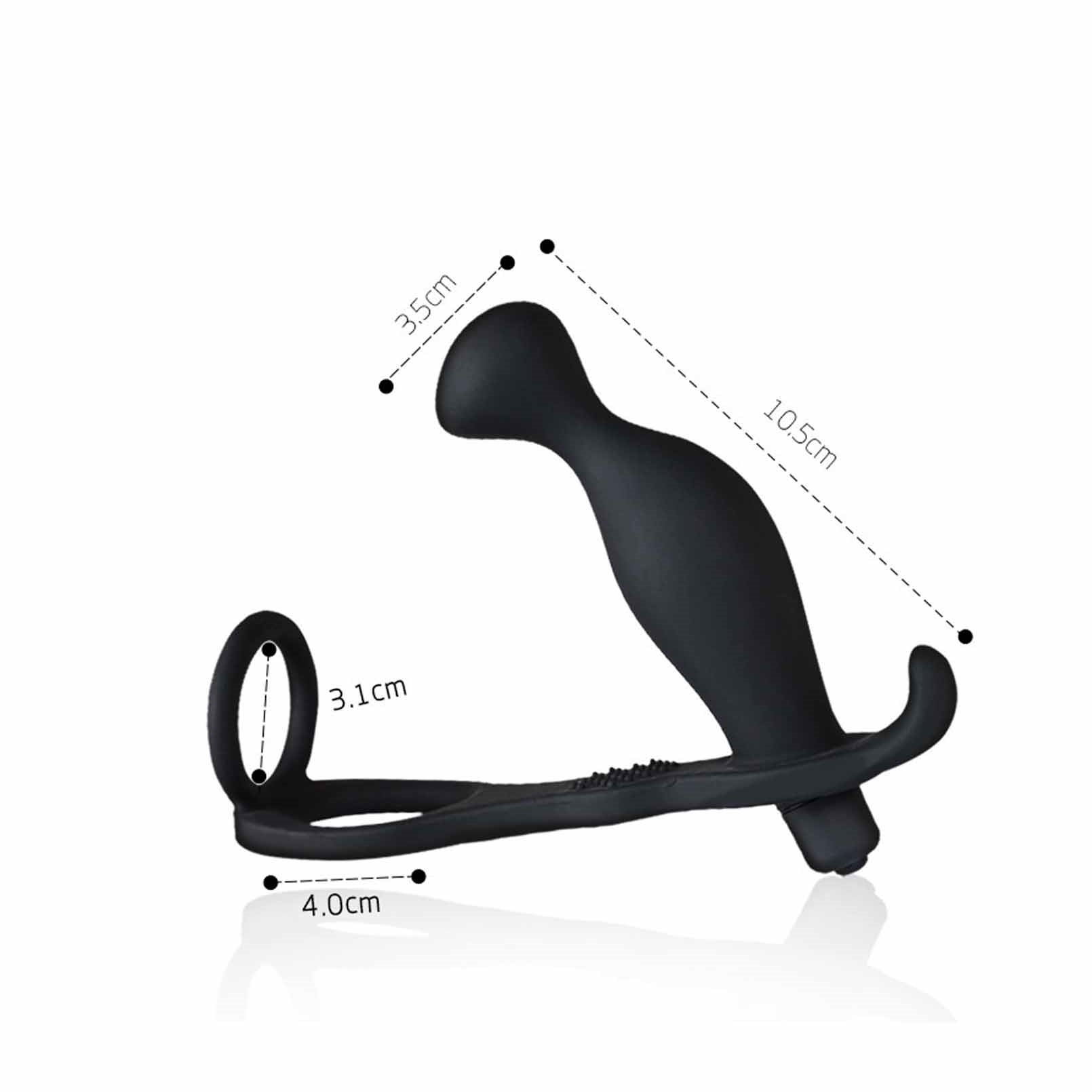 Anal Plug Vibrator Penis Ring Silicone Prostate Ma