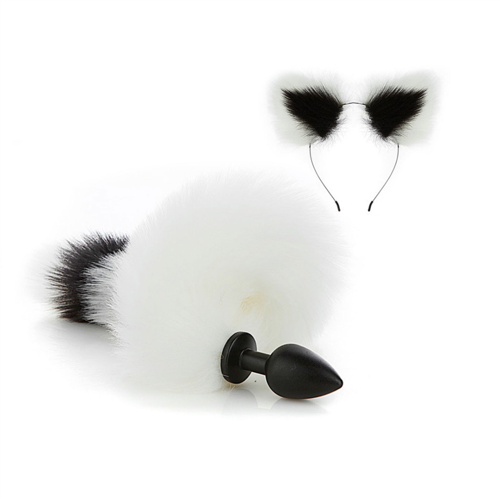 Faux Fox Tail Anal Plug Ear Hairpin Set Cosplay Ad